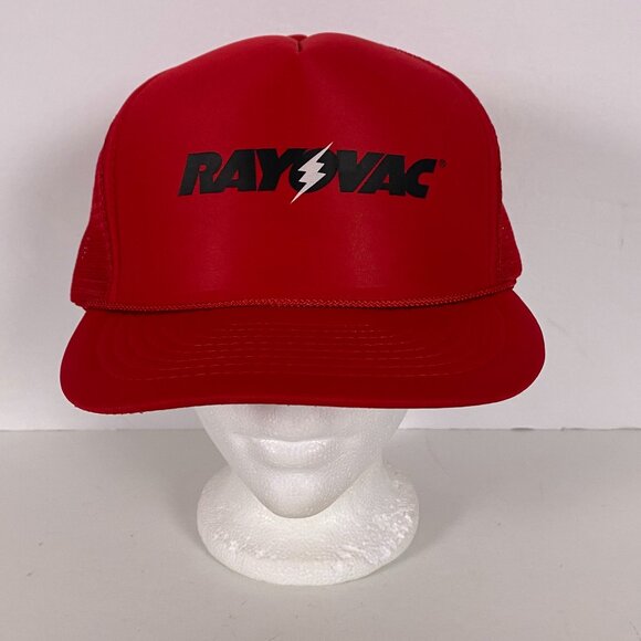 Vintage NWOT Rayovac Hat Rope Cap Snapback Trucker Mesh Foam Nissen - Picture 1 of 6